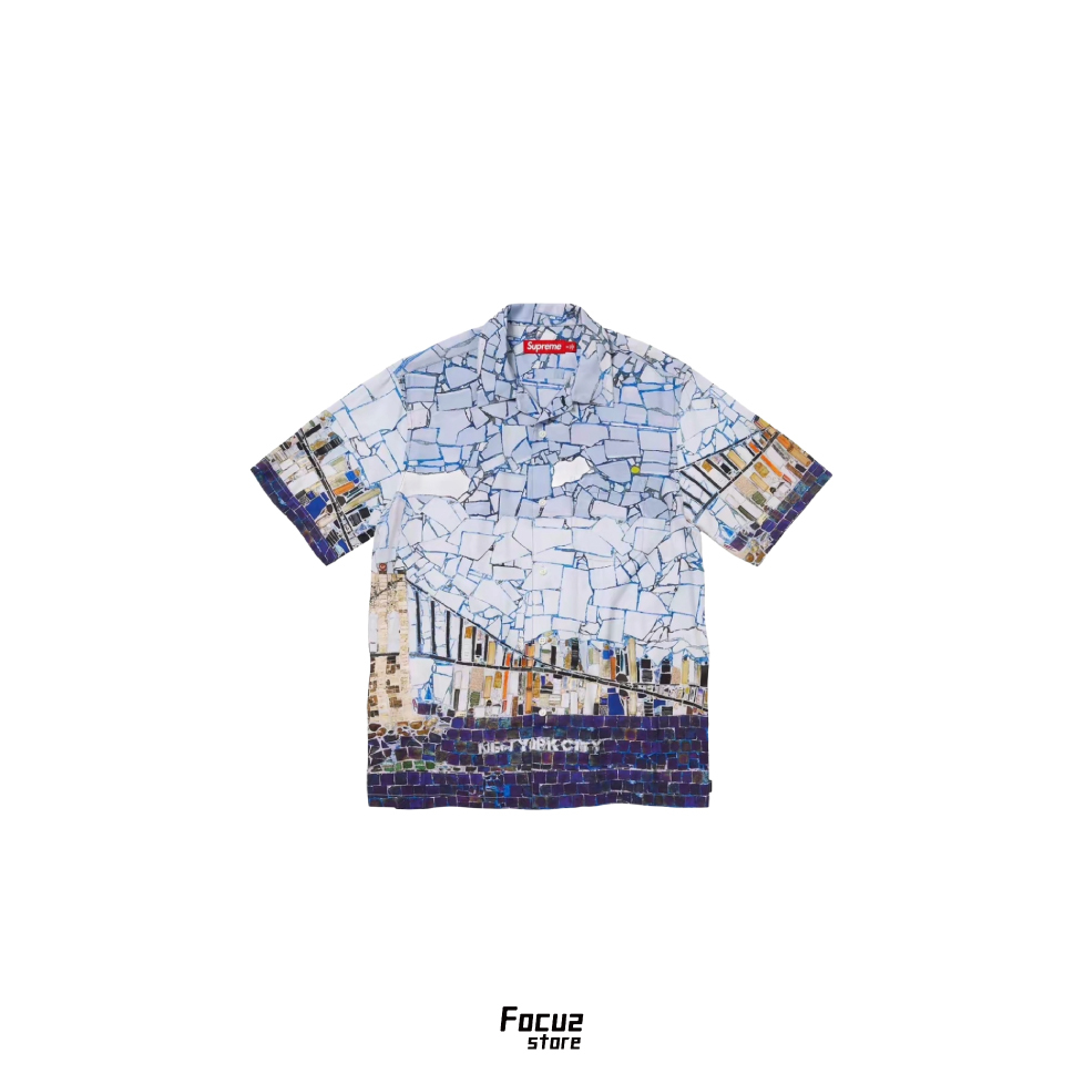【Focus store】現貨秒發 Supreme SS24 WEEK11 Jim Power Shirt 馬賽克圖 襯衫 多色