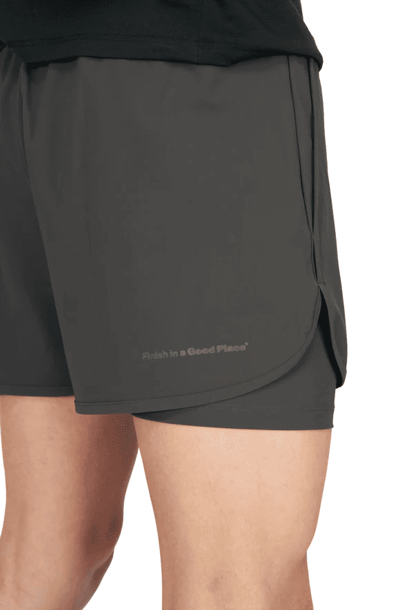 UNNA｜Flow Shorts 3 "Dark Grey"