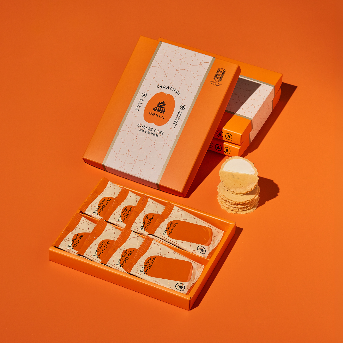 烏魚子起司煎餅8入禮盒｜舊振南