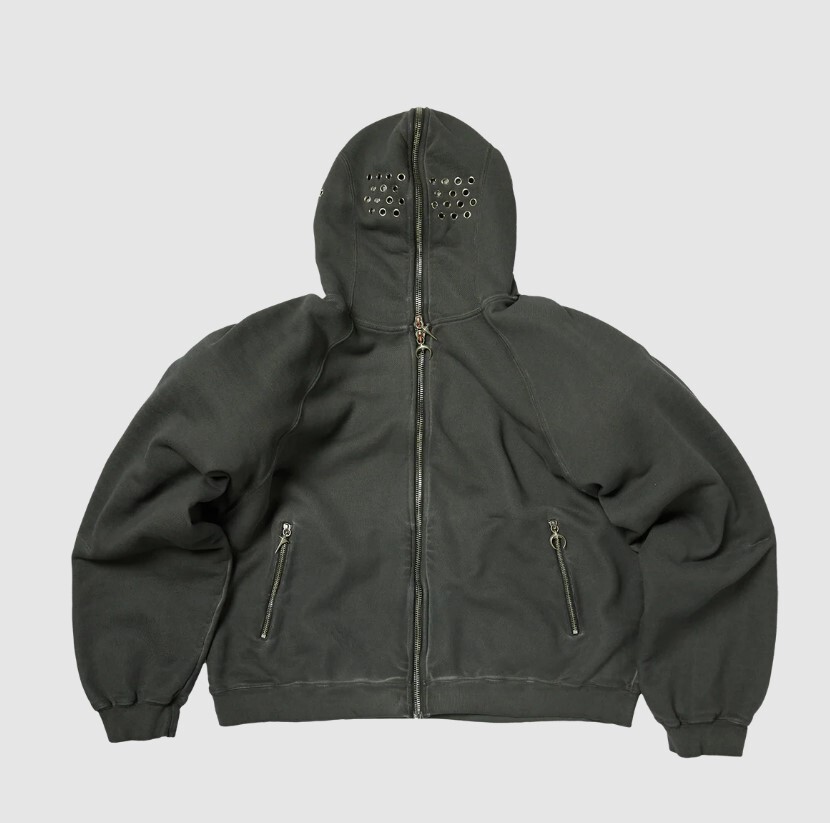 THUG CLUB BULK SHOULDER GLADIATOR ZIP-UP HOODIE