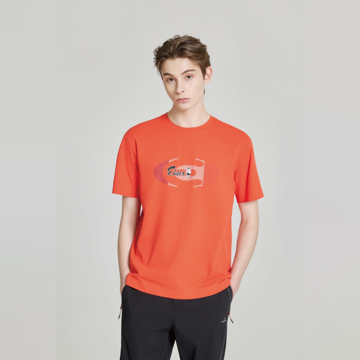 【EIDER】中性Heritage圓領排汗上衣/26EDUM26233-[藍、橘、白]