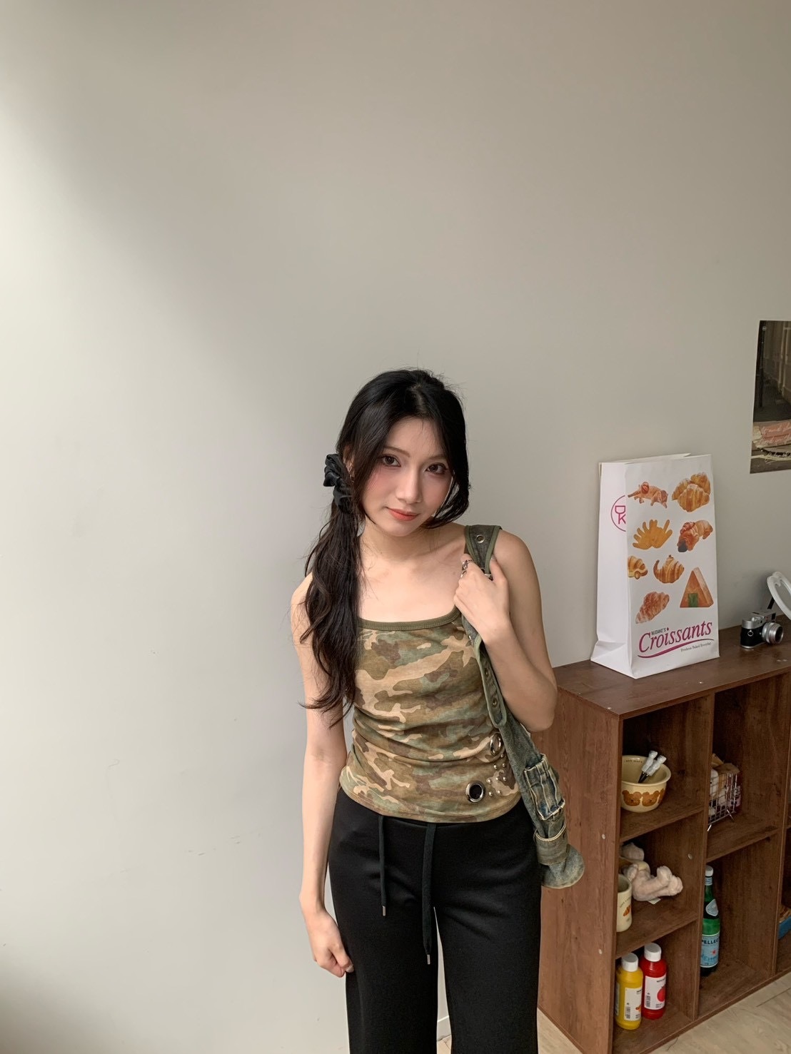 B146復古迷彩造型背心