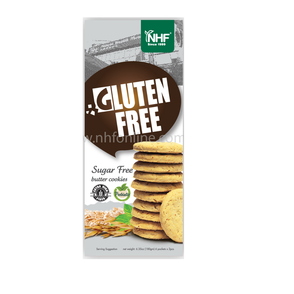 【Joey x 好物推介 0410】 [JE16] NHF 無麥麩健康餅乾 180G - Sugar-Free