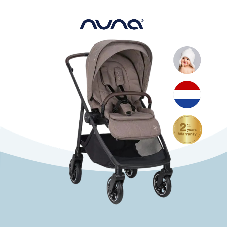 Nuna  x BMW SWIV 4輪轉向雙向嬰兒推車 棕色(初生至4歲)