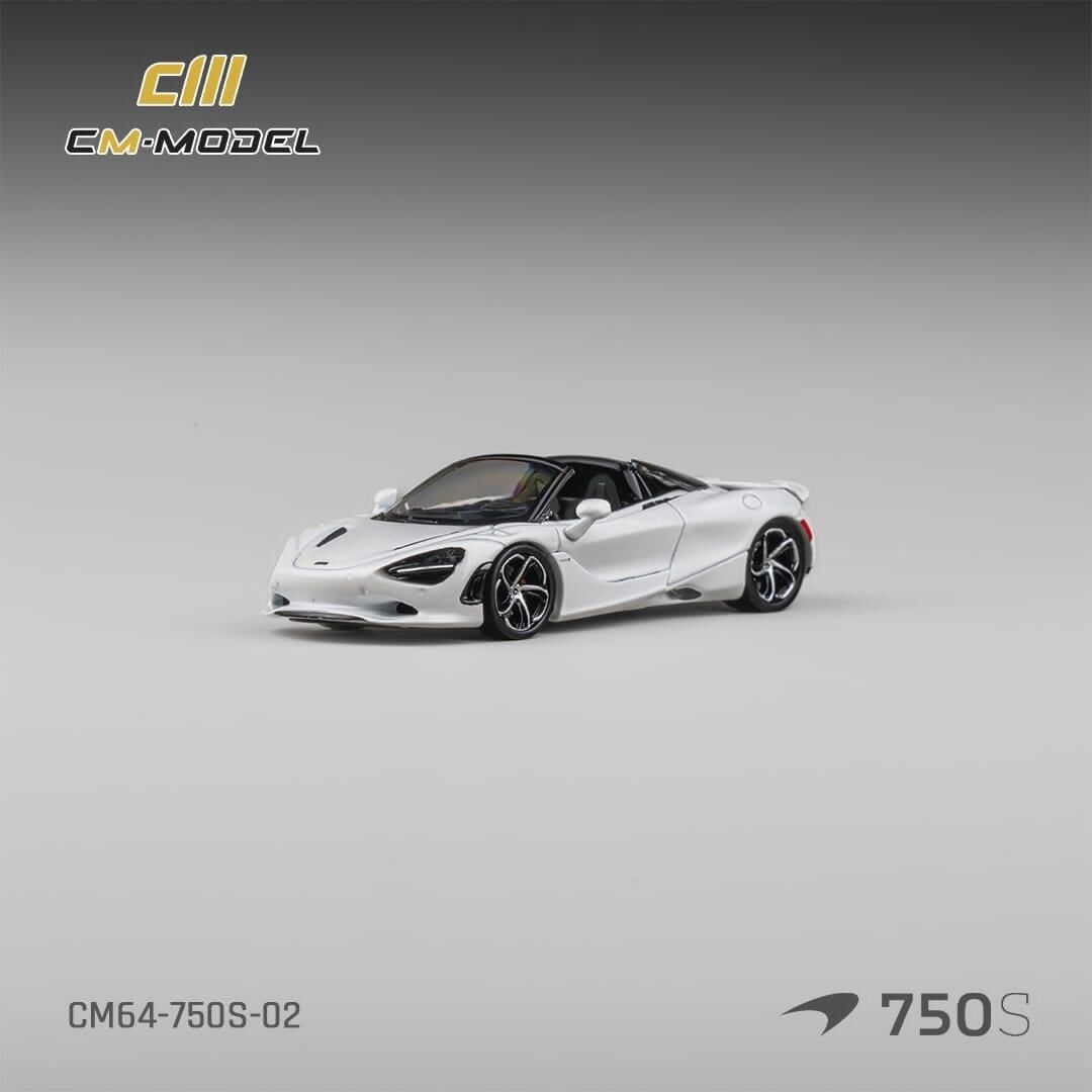 預訂:1/64 CM MODEL Mclaren 750S Spider Silica White (CM64-750S-02)