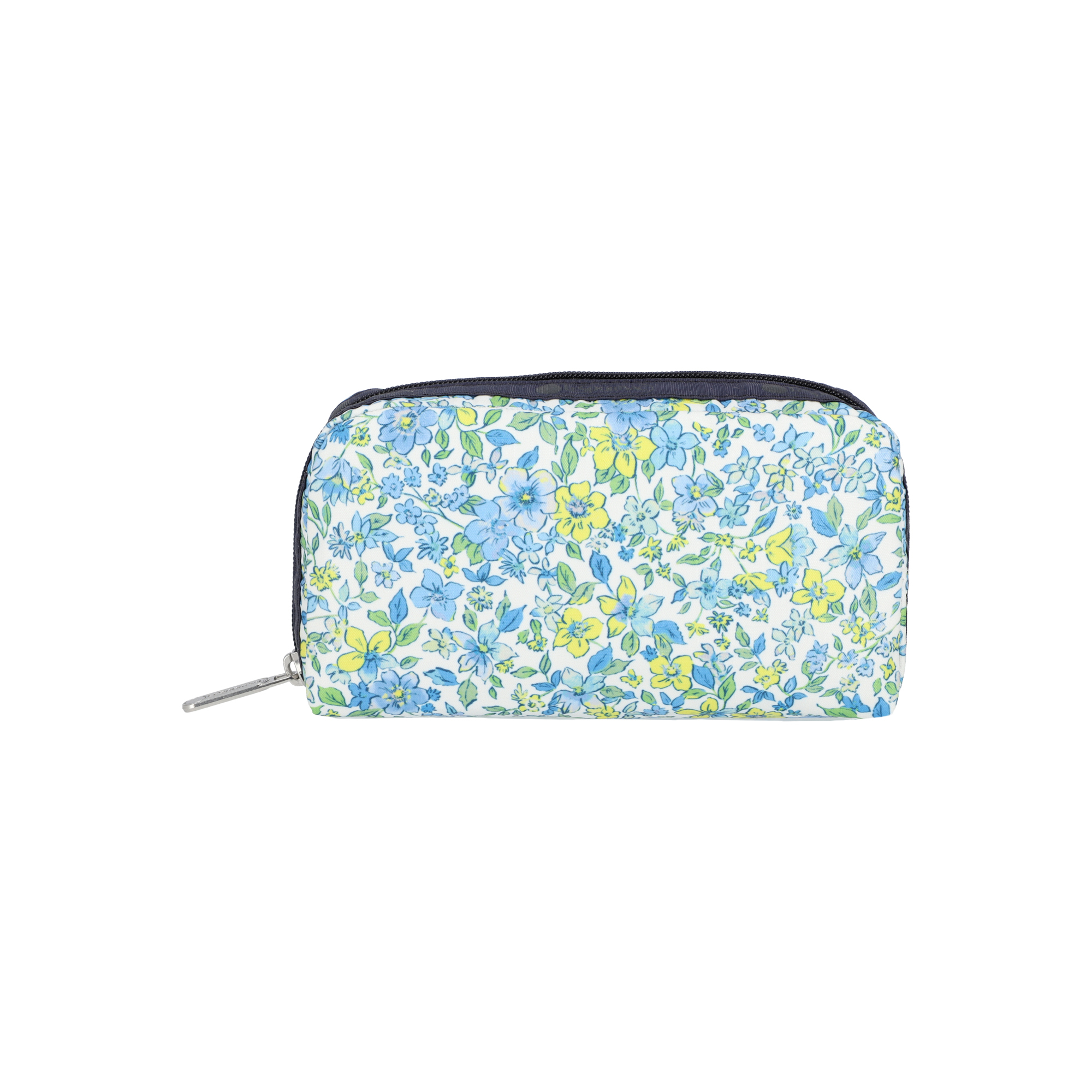 RECTANGULAR COSMETIC (TAPESTRY FLOWER BLUE)