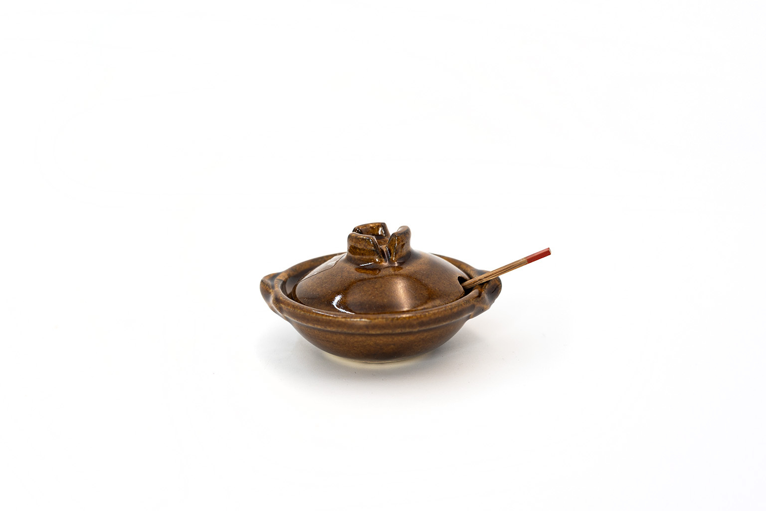 長谷園｜ 伊賀燒 藥味入-琥珀