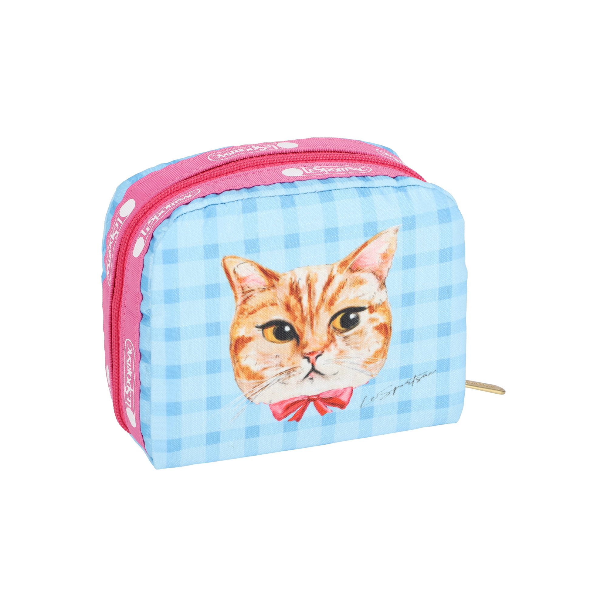 SQUARE COSMETIC (PLAYFUL CATS SWEET PINK)