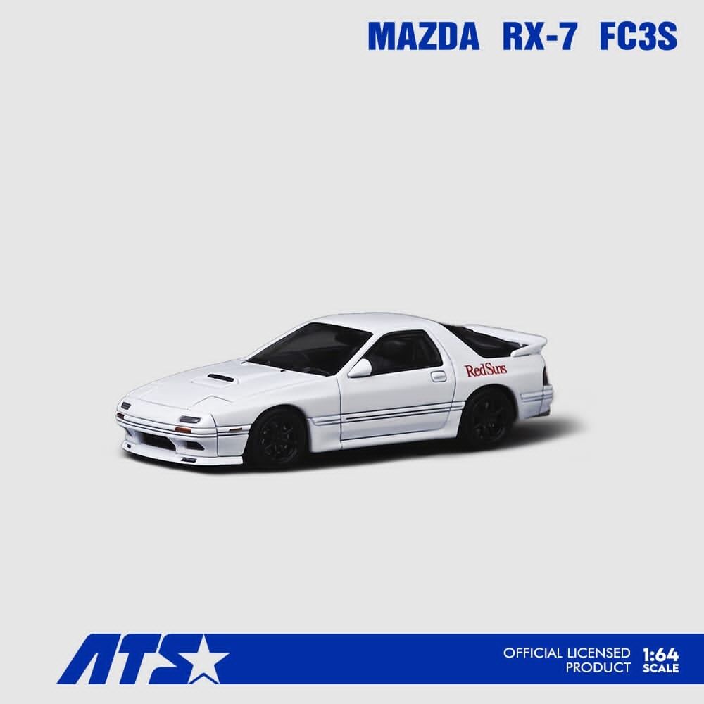 預訂:1/64 ATS Models Mazda RX-7 FC3S RedSuns (ATS880204 )