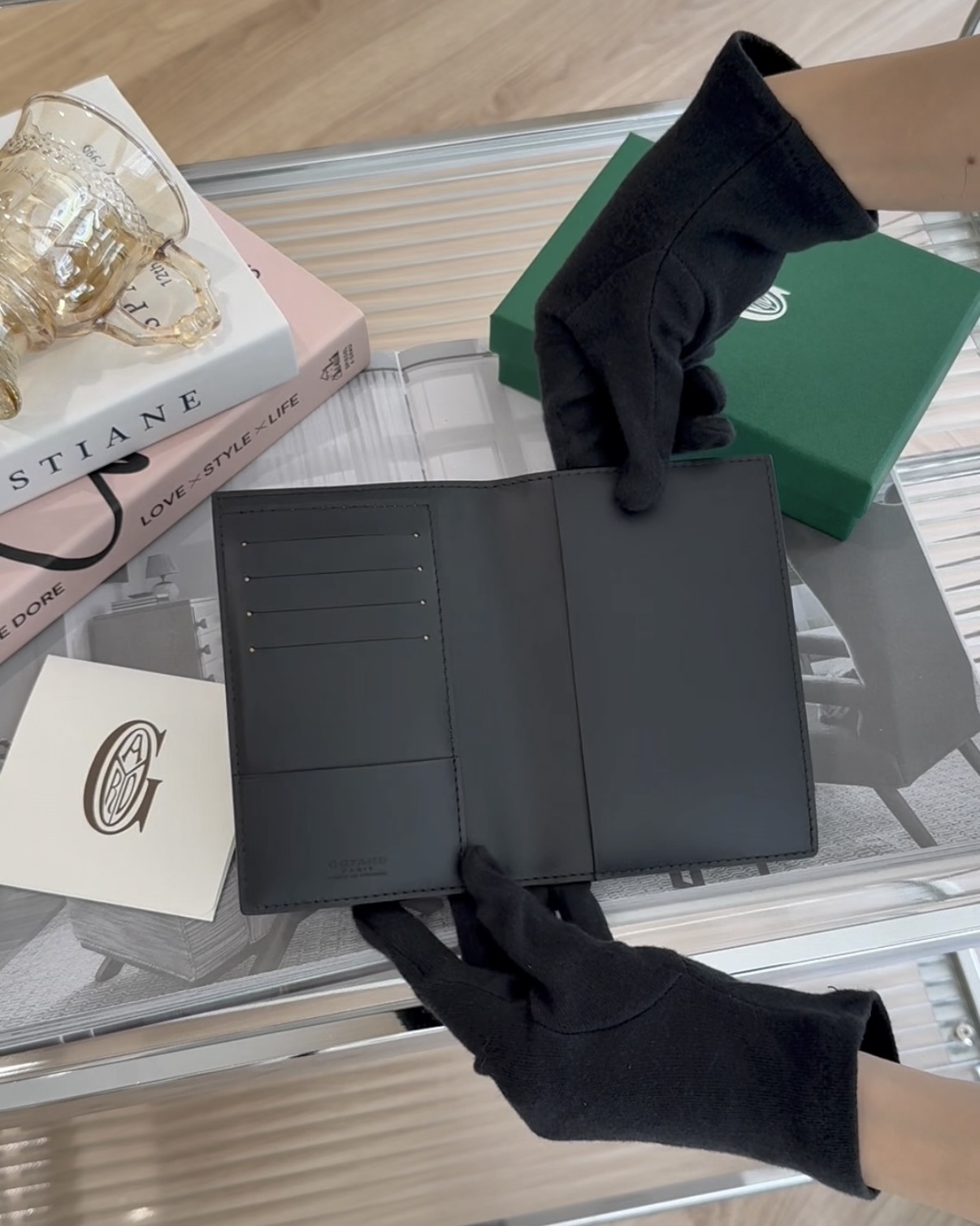 GOYARD｜GRENELLE 護照套 黑色