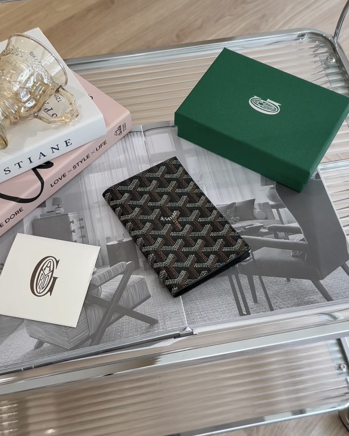 GOYARD｜GRENELLE 護照套 黑色