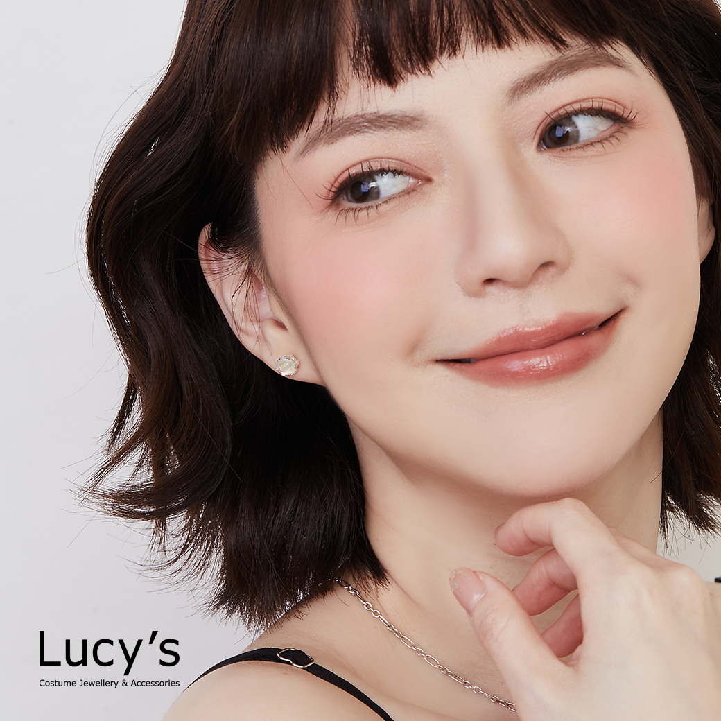 925純銀 幻境 轉珠耳環 (128321)