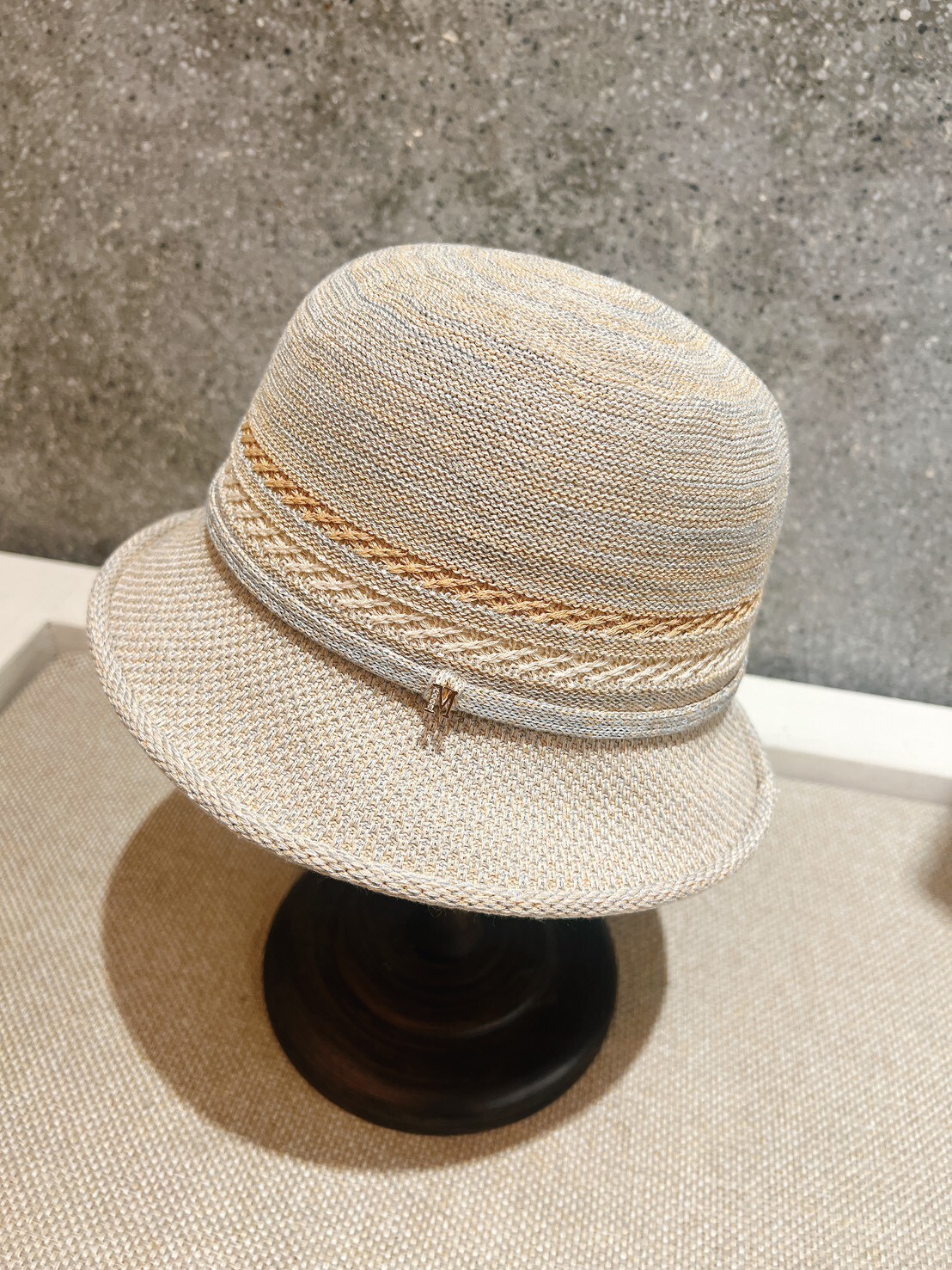 0409隱藏款。MUCHAT打樣款撞色蝶結漁夫帽/休閒帽