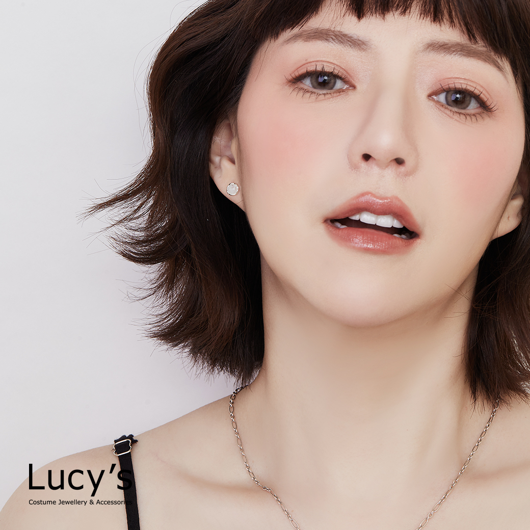 925純銀 月光柔語 耳環 (128265)