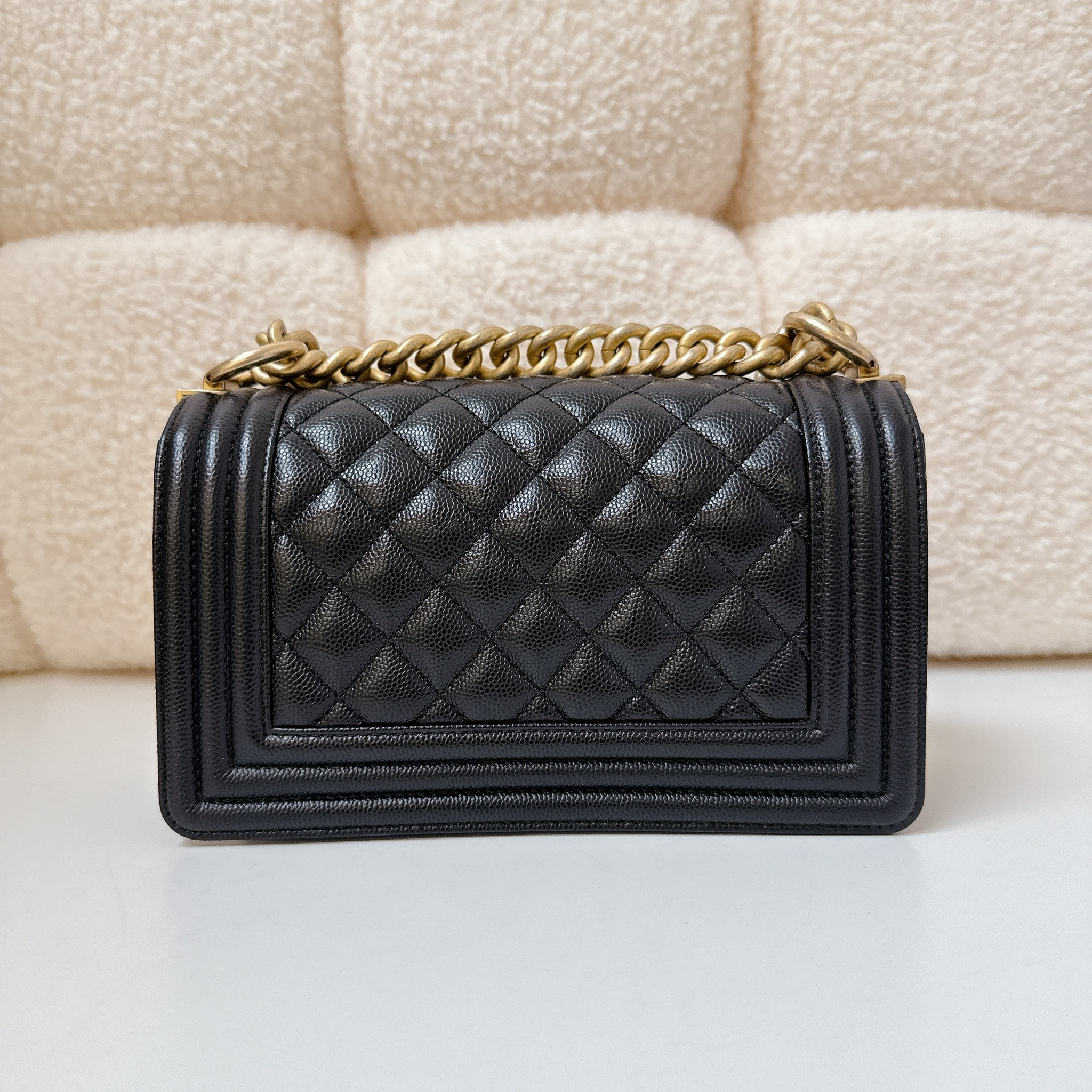 Chanel Boy Flap Bag / Black - GHW