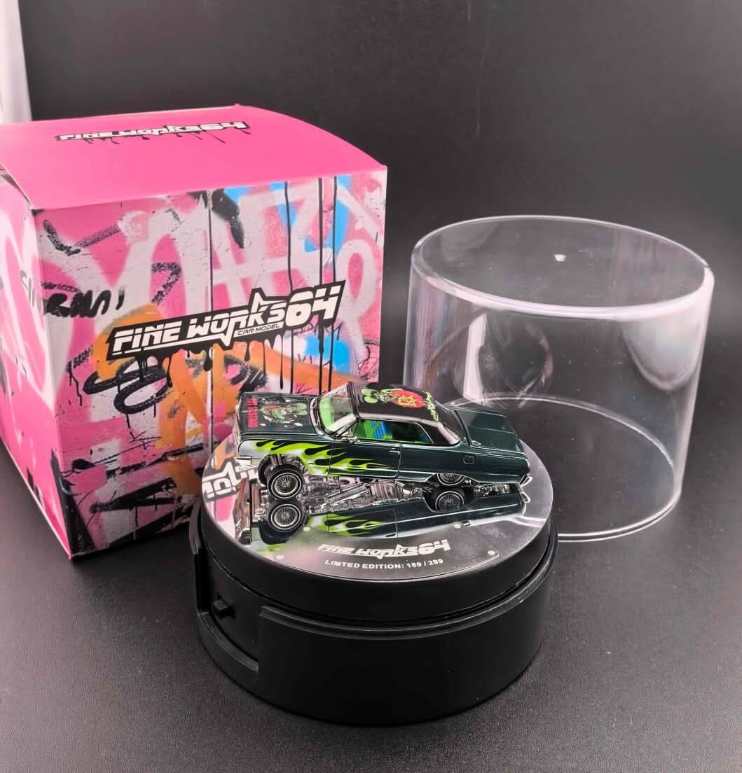 預訂:1/64 FineWorks64 Chevrolet Impala Green Deluxe Version (FWCIGD )