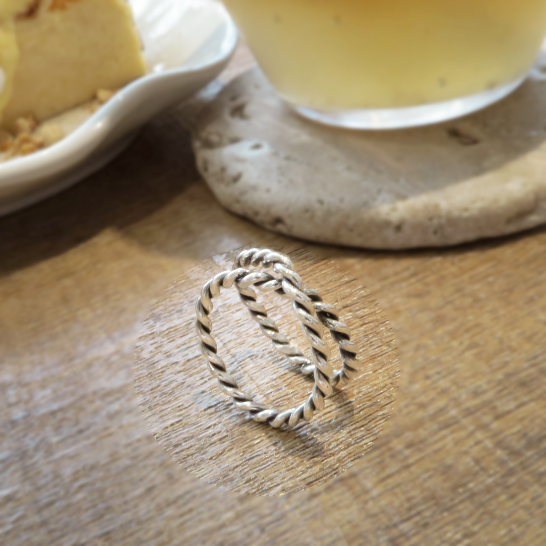 【限定體驗課程】二迴旋麻花戒 銀戒體驗課 銀飾手作 金工課程 文化幣手作體驗