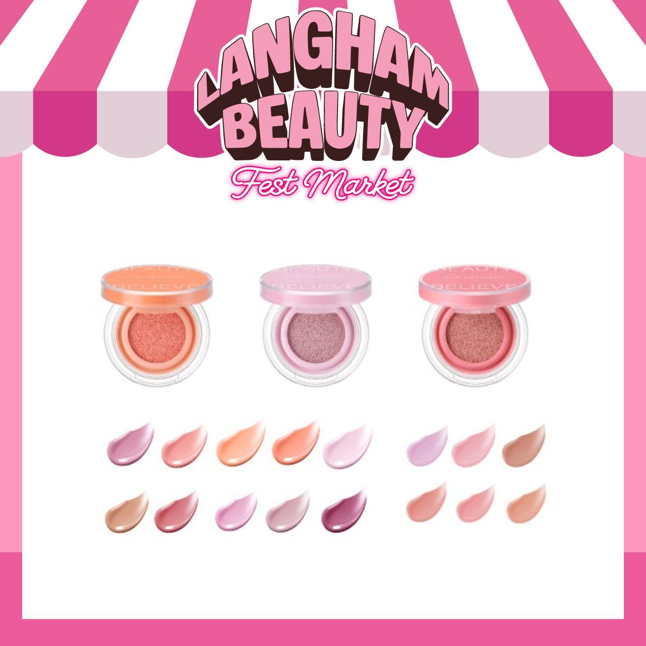 JUNG SAEM MOOL BEAUTY 彩妝師氣墊腮紅 3件套裝