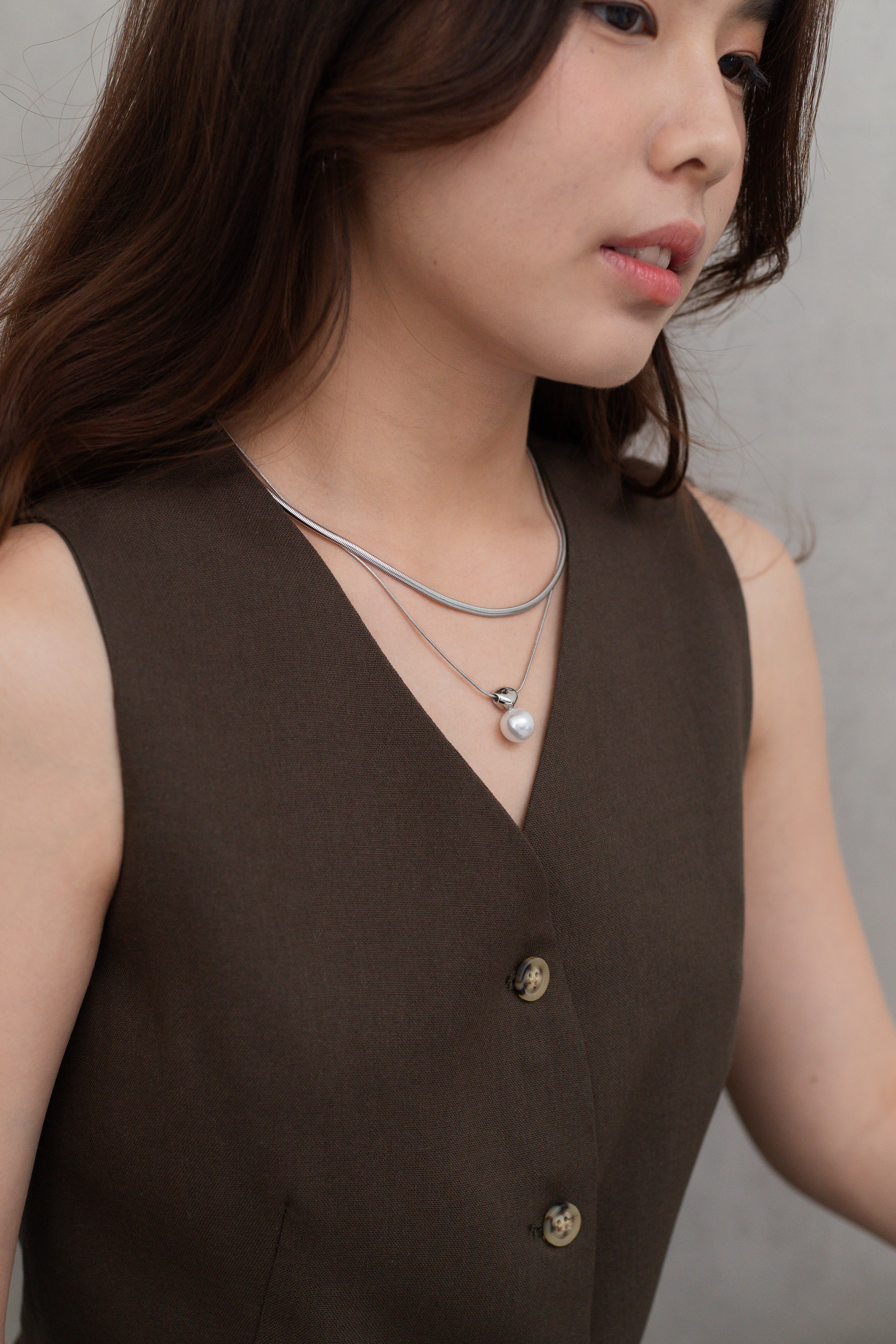 Milan 2pcs Pearl Layering Necklace -D133