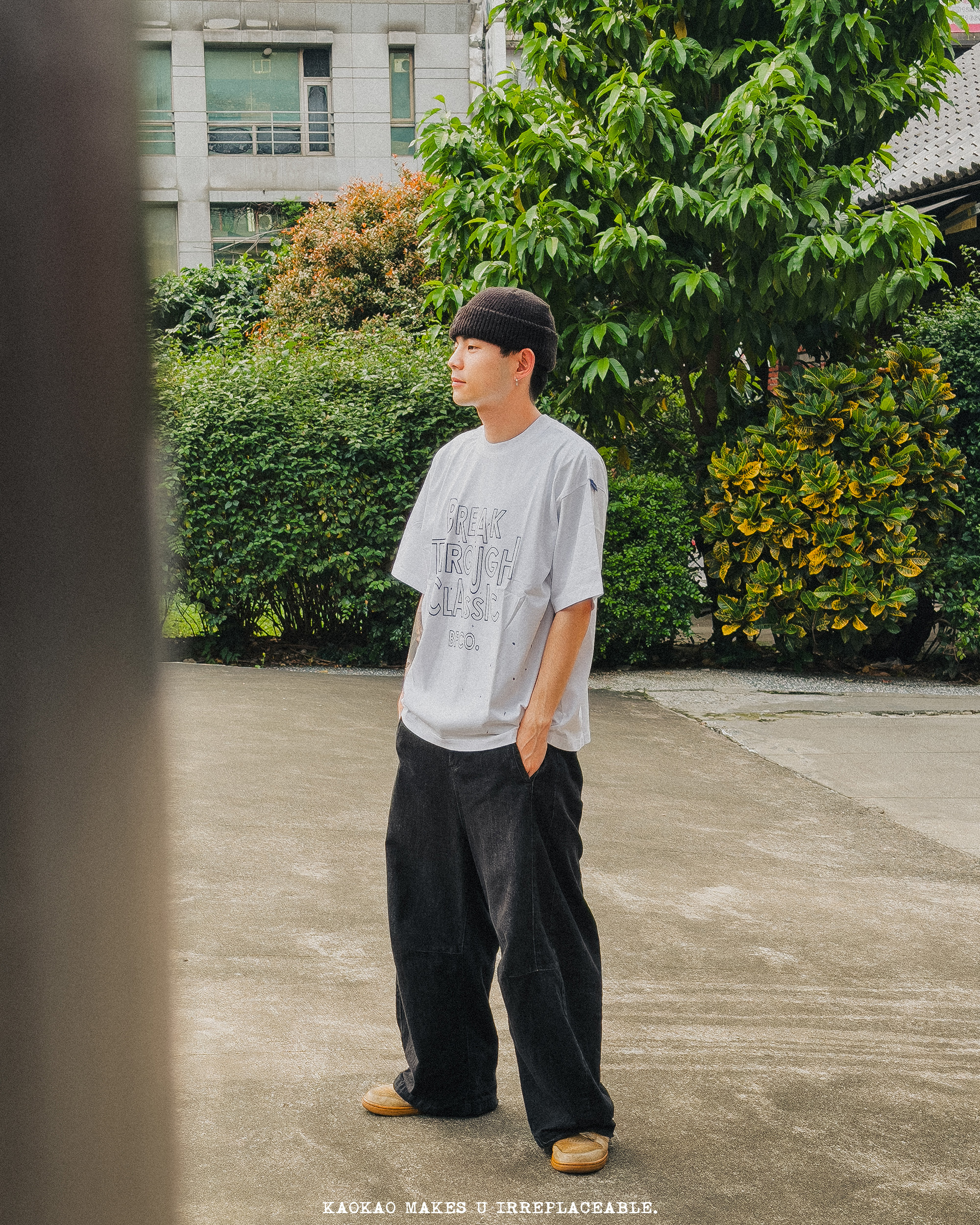 BLACK FLAG 黑旗 SPLASHED TEXT TEE 文字潑漆 短T【JBF24T001】