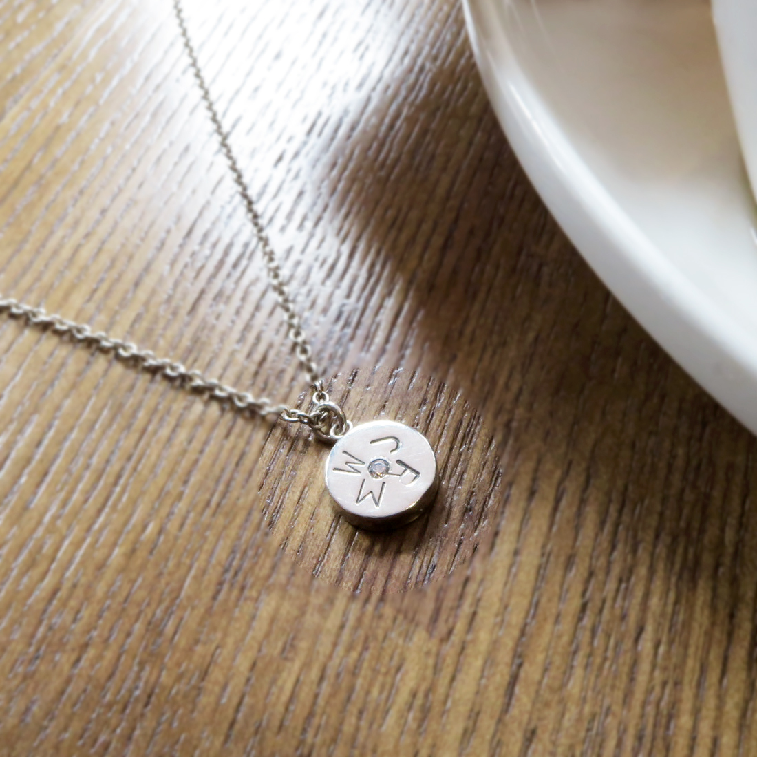 【常態課程】小圓鑲鑽項鍊 銀飾體驗課 銀飾手作 金工課程 文化幣手作體驗