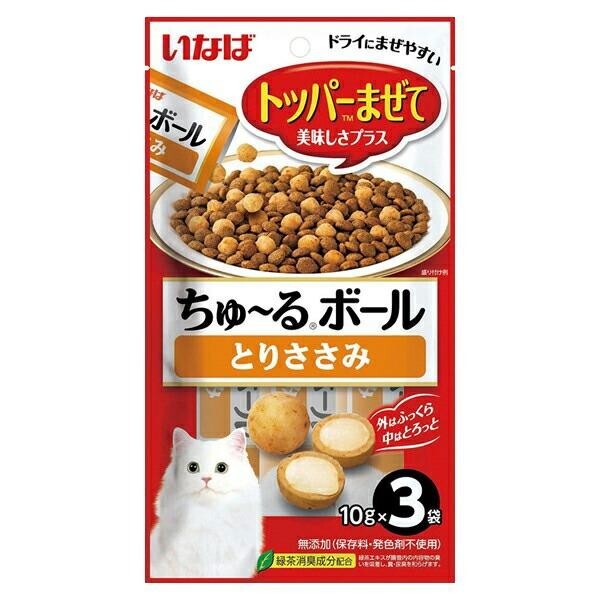 CIAO 貓小食 軟心粒粒．超奴波 雞肉味10gx3小袋