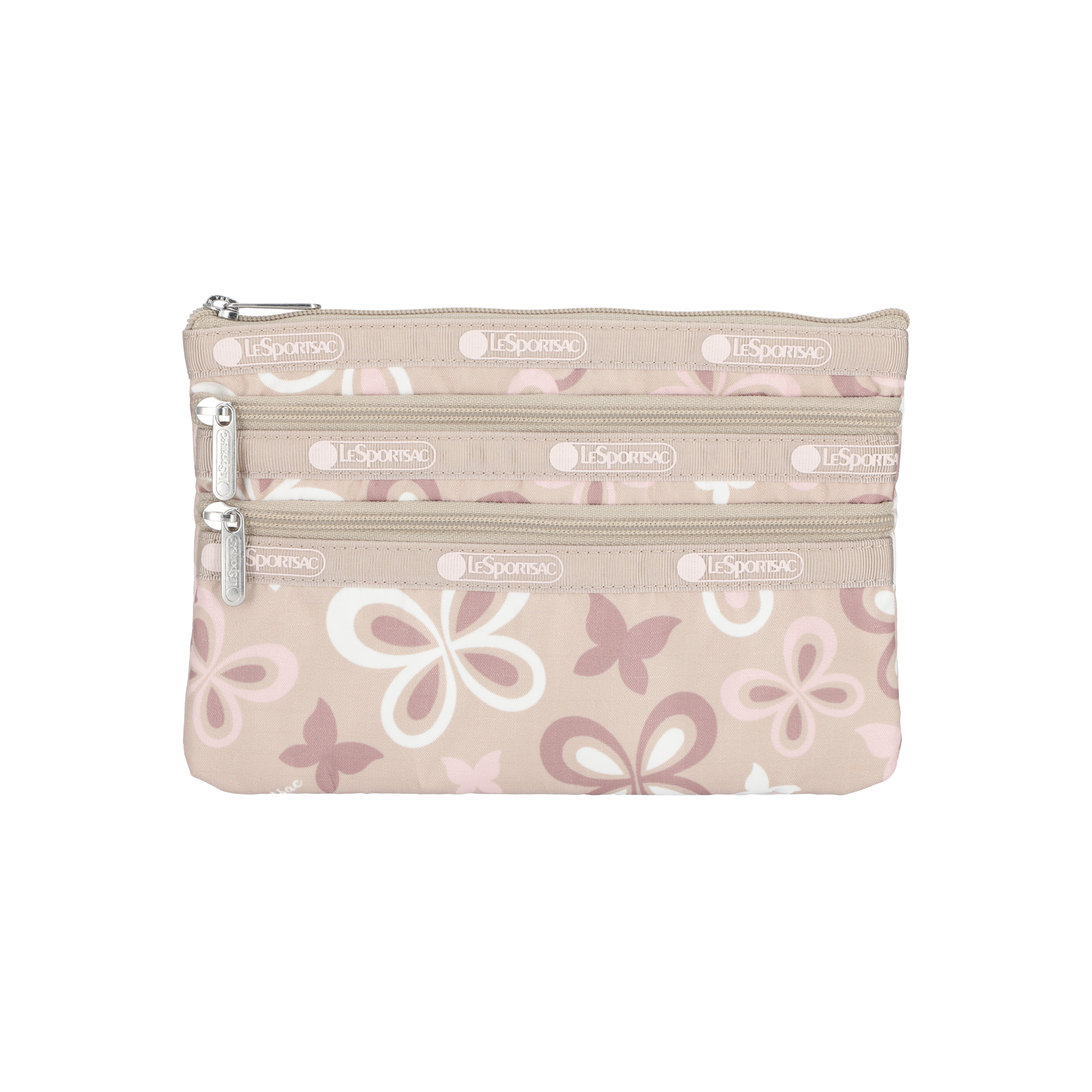 三拉鍊化妝袋 (BUTTERFLY BLOSSOM)