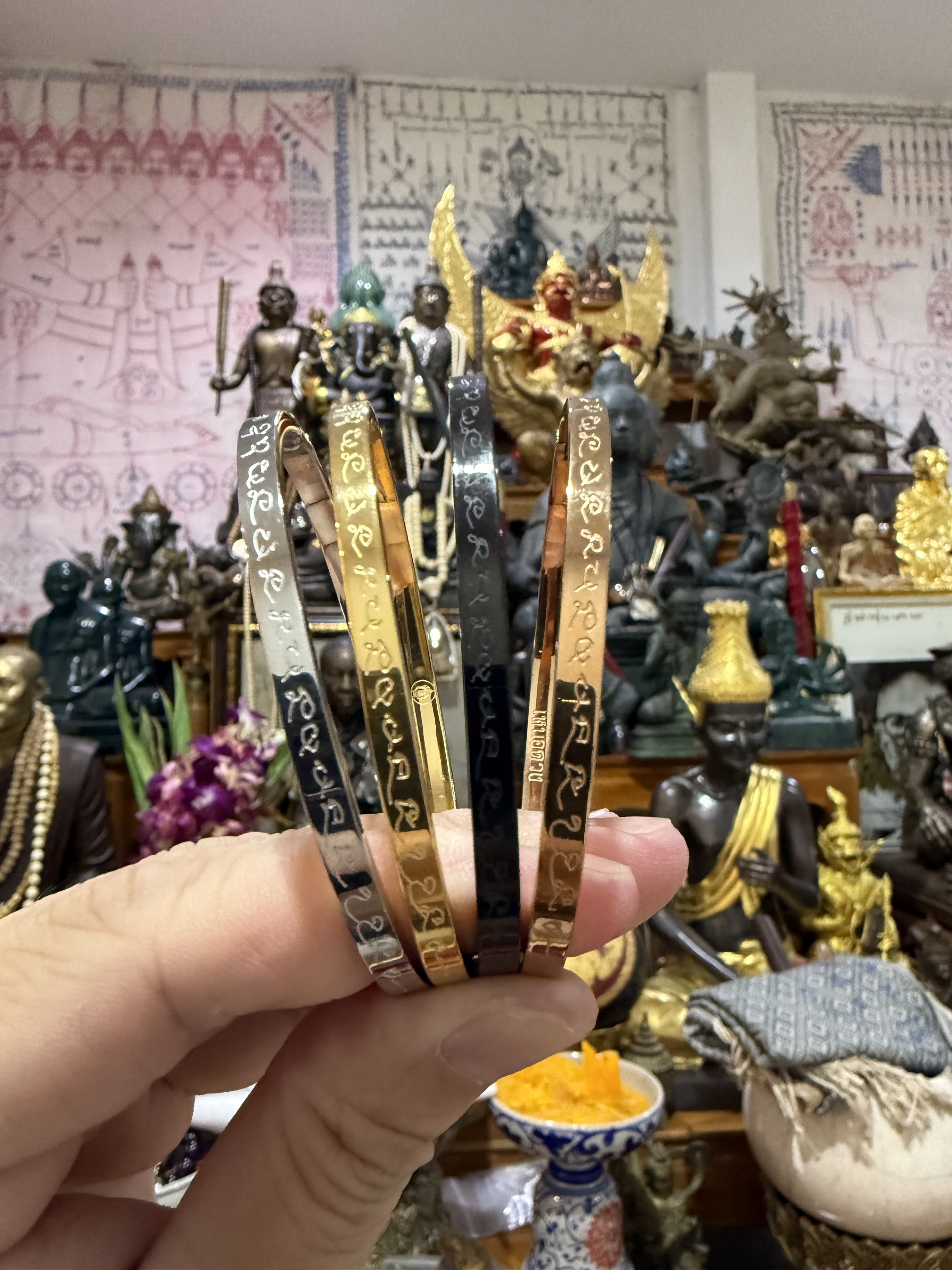 龍婆瑪下舌啦 加持 手贊經文手扼（KE126）