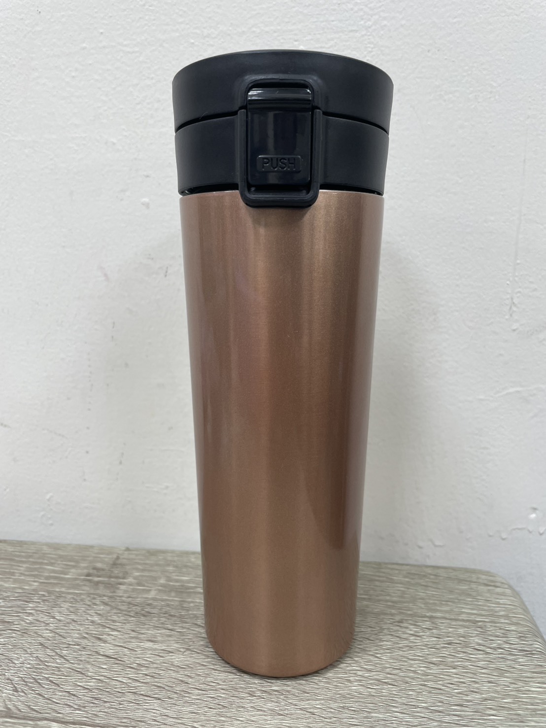 【福利瑕疵品售出，概不退換】輕扣杯系列-390ml 玫瑰金