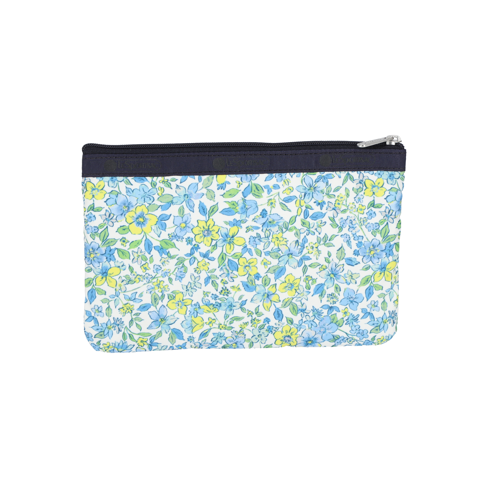 3-ZIP COSMETIC (TAPESTRY FLOWER BLUE)