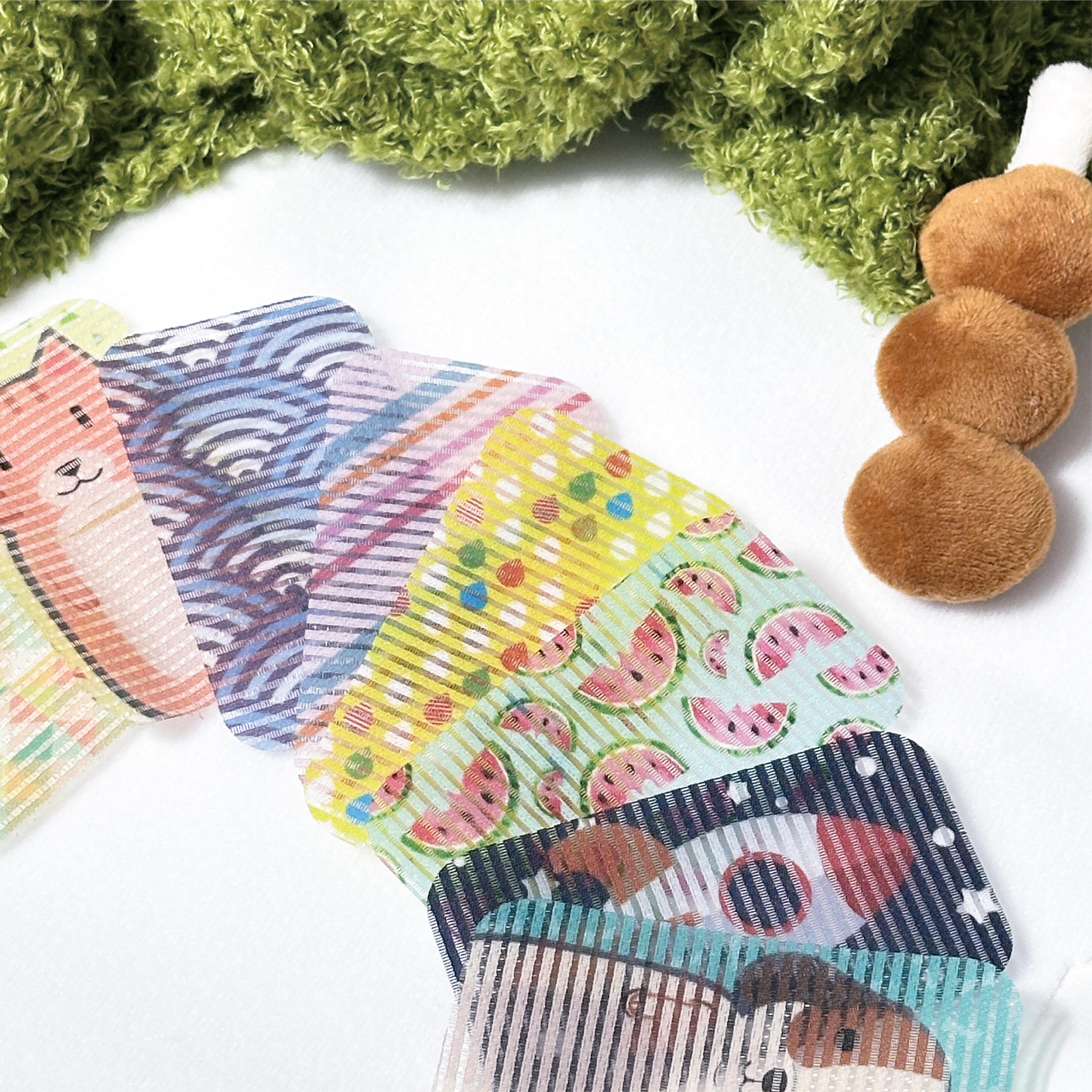 瀏海髮貼｜2入組｜插畫系列｜無痕固定輕鬆造型