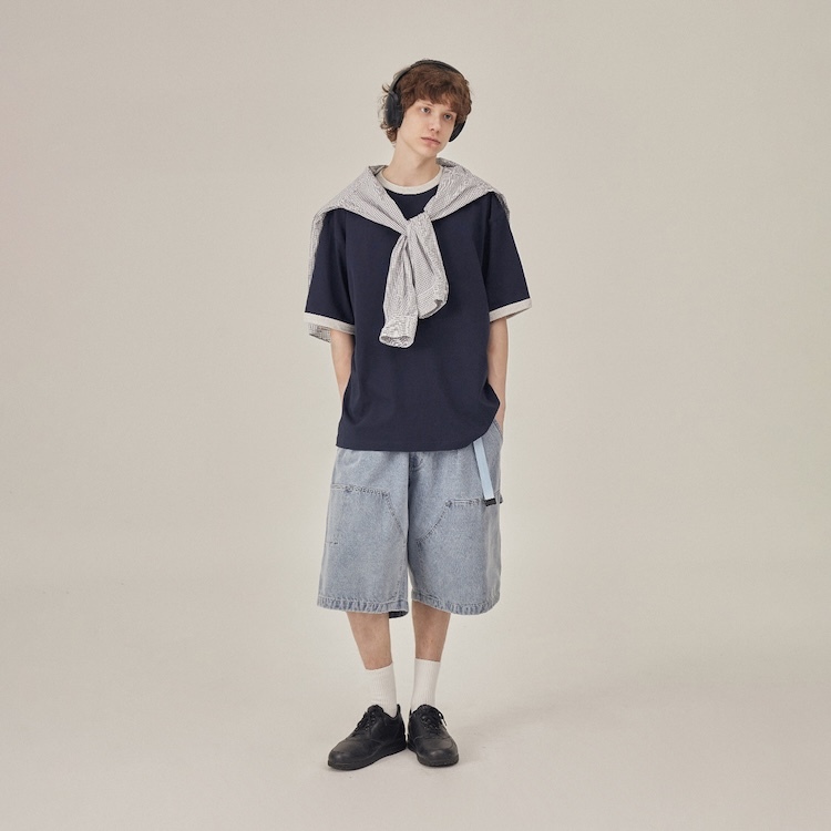 moif - RINGER H/S TEE - PMF026-02JH03