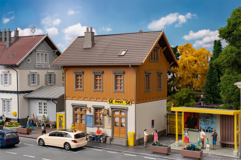 Faller 130887 HO規 鄉村郵局.套件