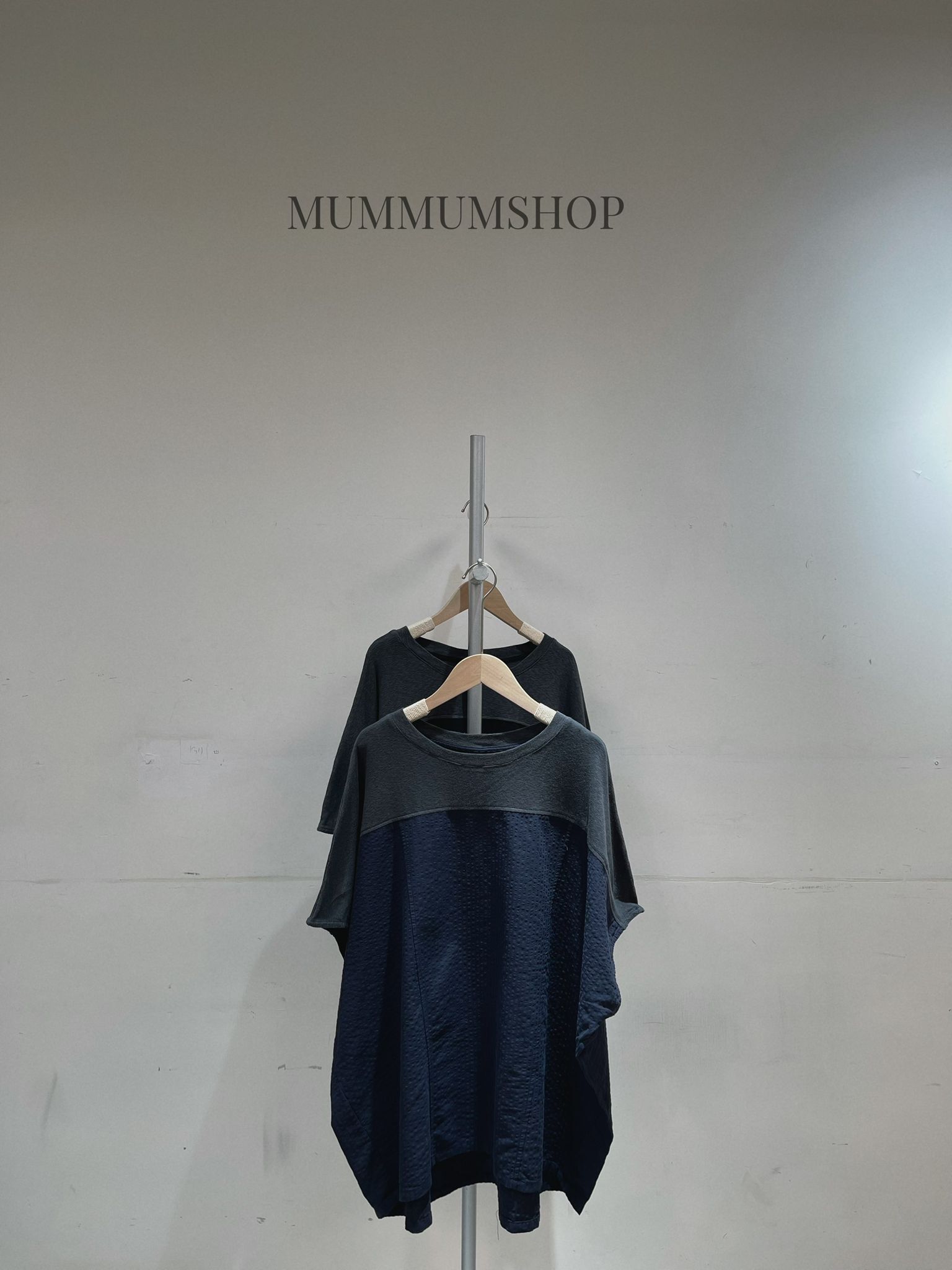 0213238a/拼接系不單調短袖上衣　60/54/28-30