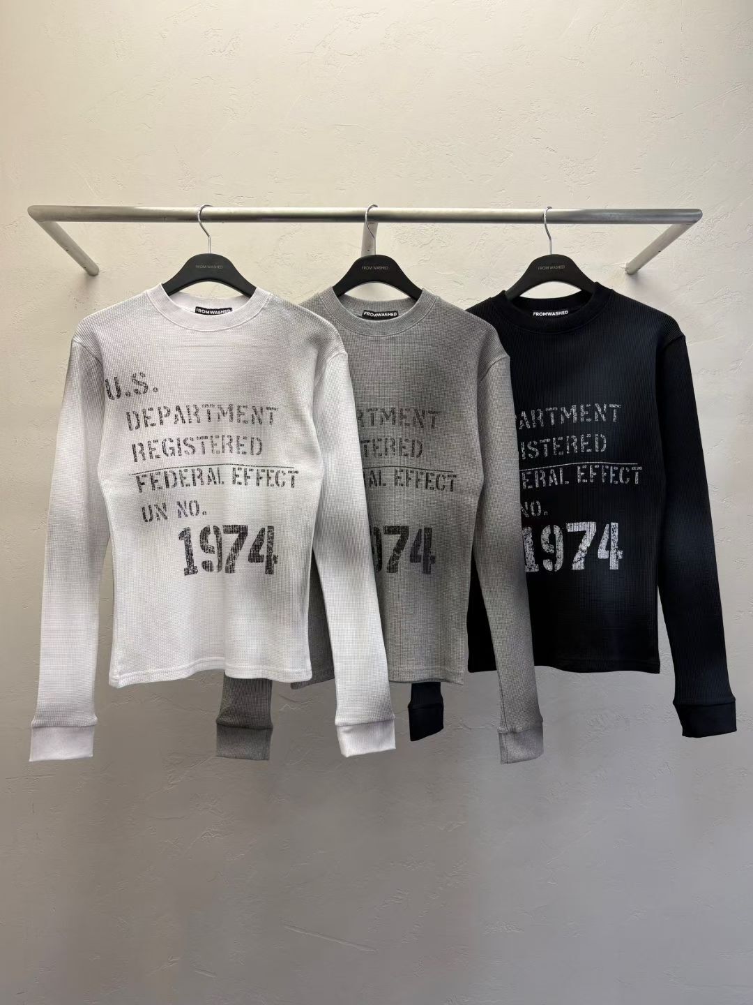 英文字長袖衫 SCOPE-152T