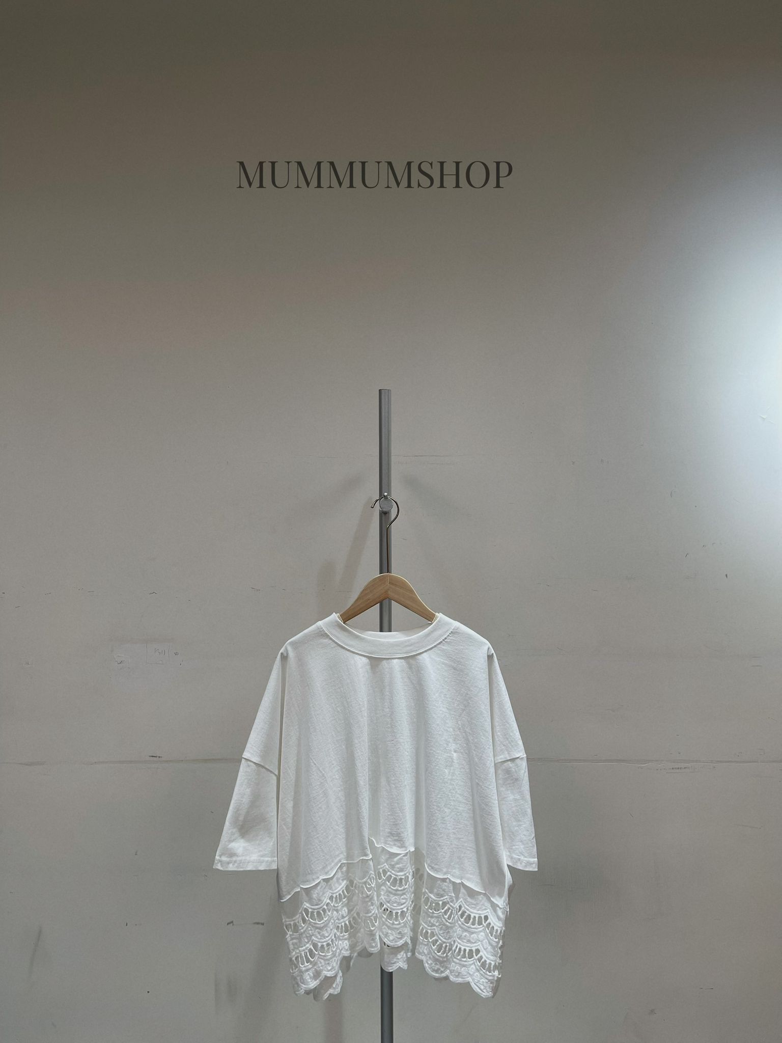 0213240a/拼印花圖案短T恤　60/60/24