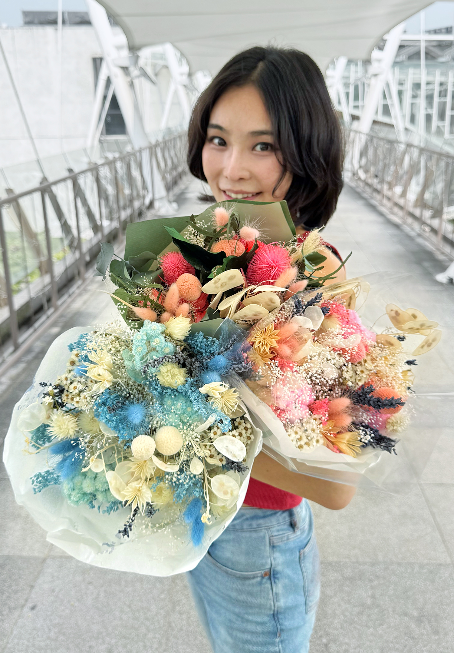 義大利乾燥春天花束（多色）