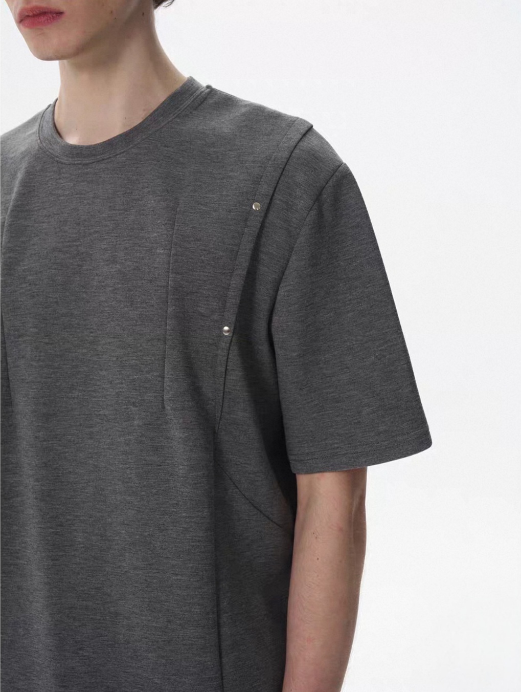 139. Asymmetrical Detail T-Shirt