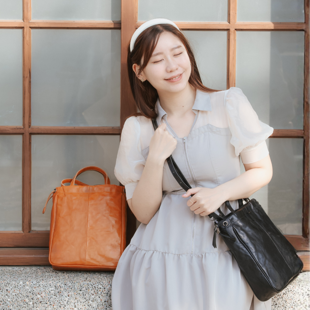 Rena Convertible Vertical Tote Bag