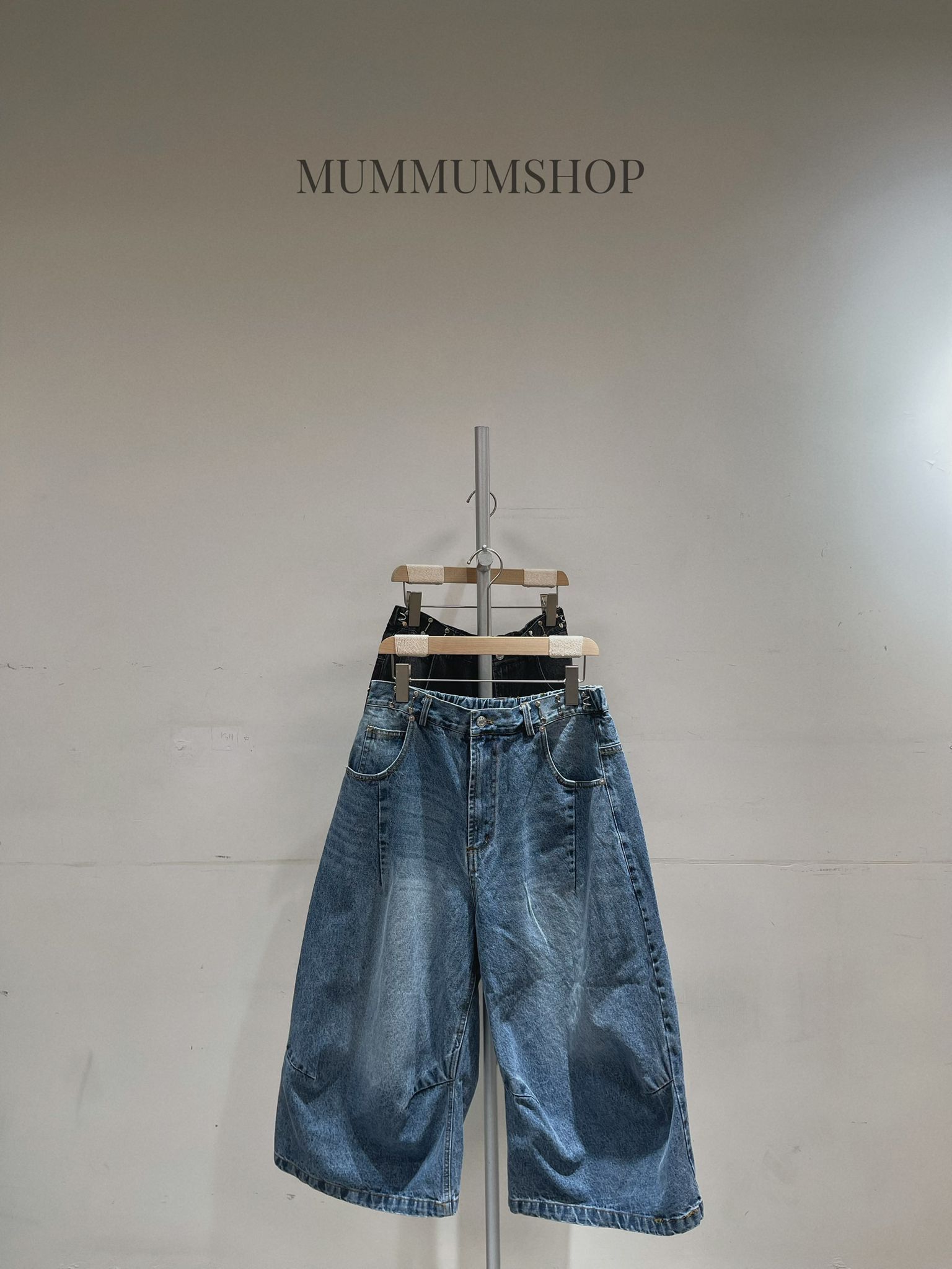 03719a/有型釘釘腰位設計中長褲　32-38/44/31