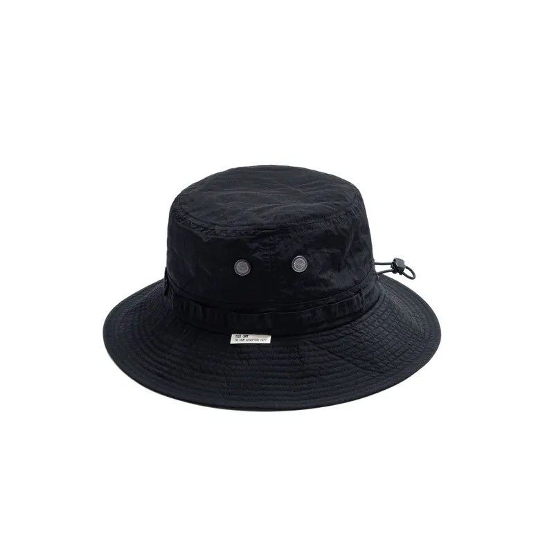 PERSEVERE X OWIN - THE OPERATION SILVER - MODEL 08 WATER-REPELLENT BUCKET HAT BLACK / GREY