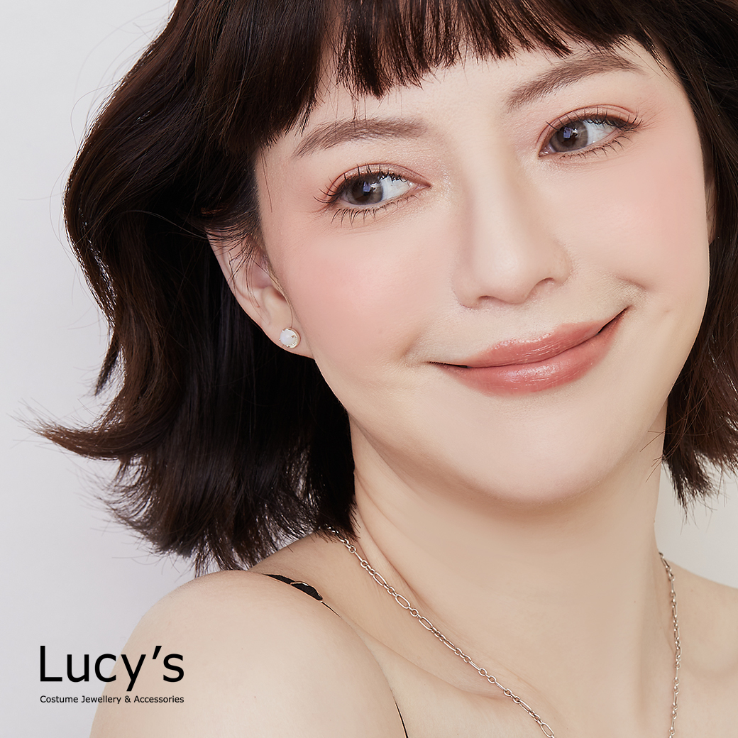 925純銀 月光織影 耳環 (128262)