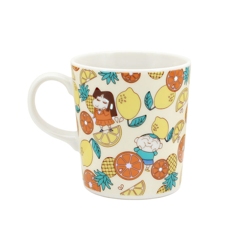 蠟筆小新300ML瓷器耳杯-生果 CS43-11