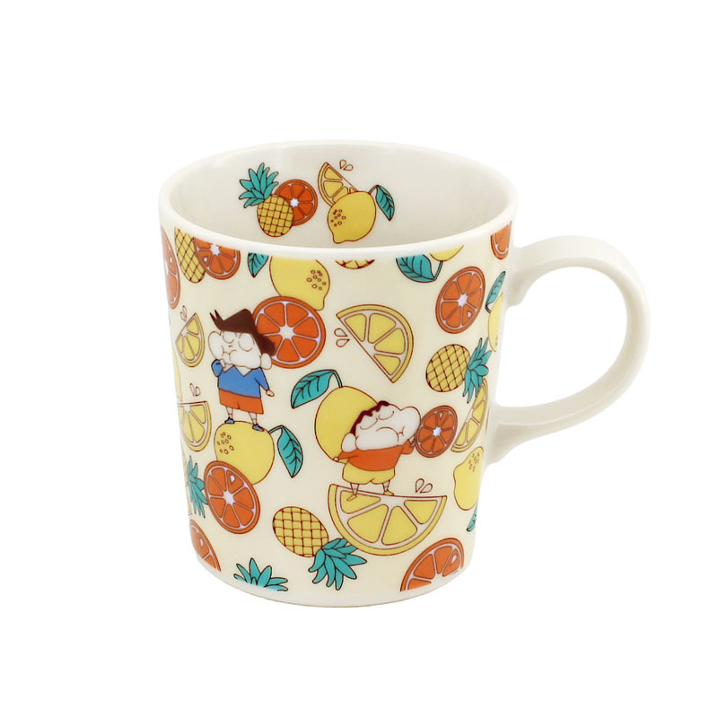 蠟筆小新300ML瓷器耳杯-生果 CS43-11