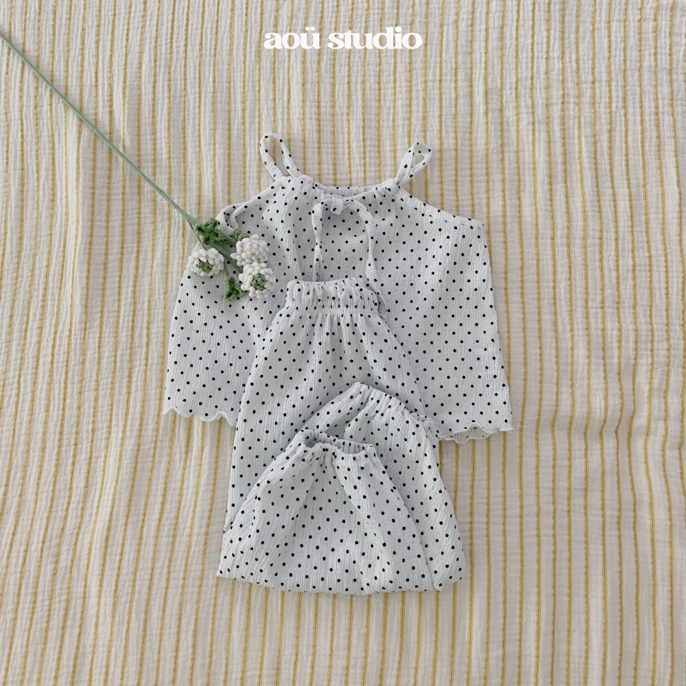 Aou 波點涼爽套裝 / 2色