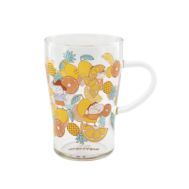 蠟筆小新350ML耐熱玻璃杯-生果 CS43-815