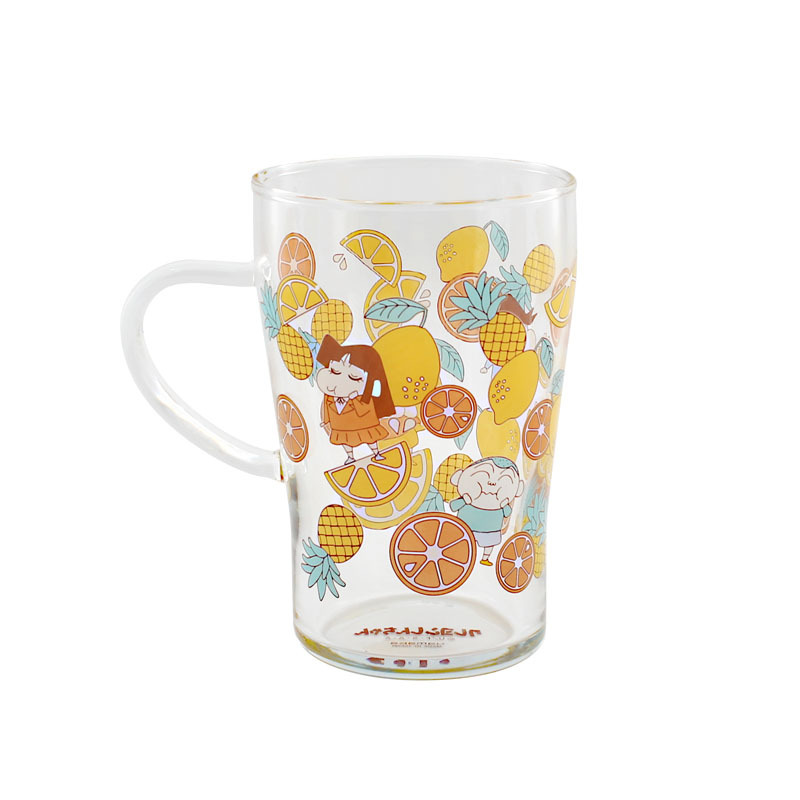 蠟筆小新350ML耐熱玻璃杯-生果 CS43-815