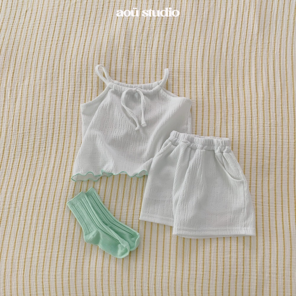 Aou 撞色滾邊套裝 / 2色