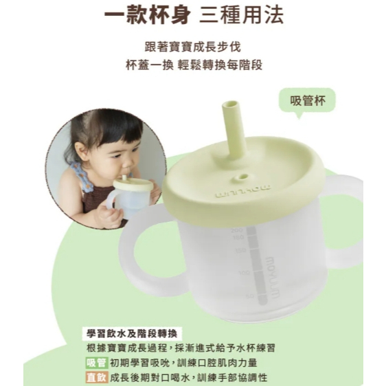 【樂森藥局】MOYUUM 韓國 全矽膠三合一吸管學飲水杯組-多款可選