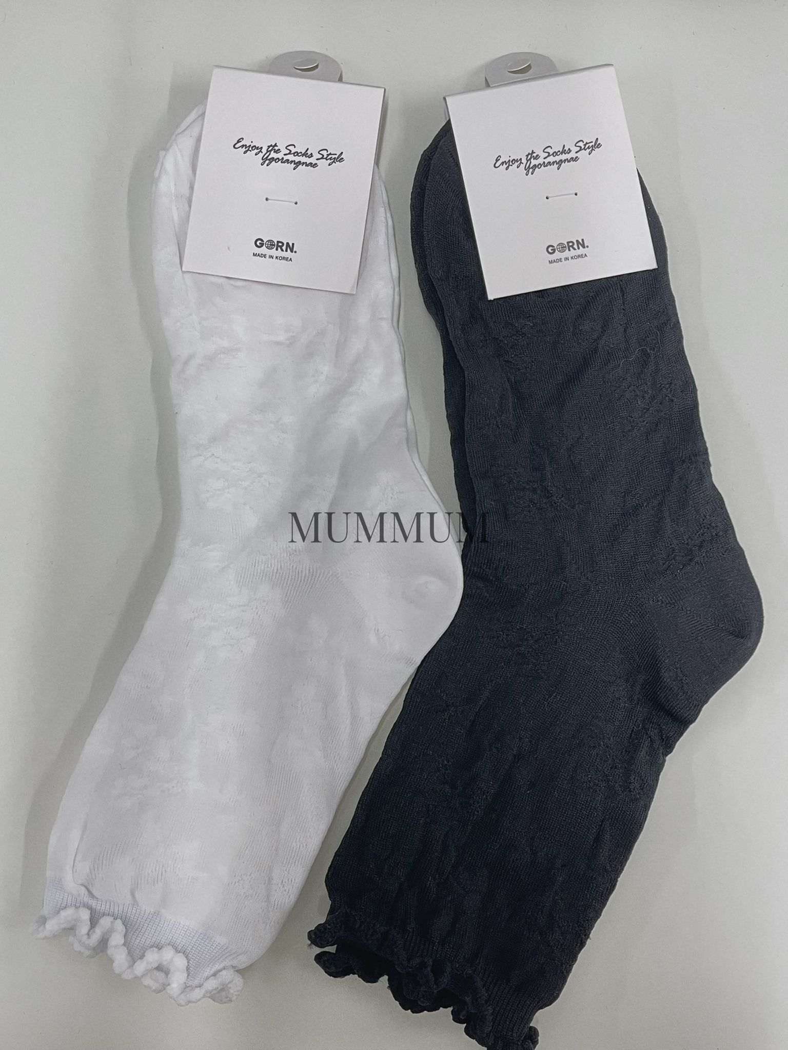 ac1062/超薄藤蔓木耳邊襪